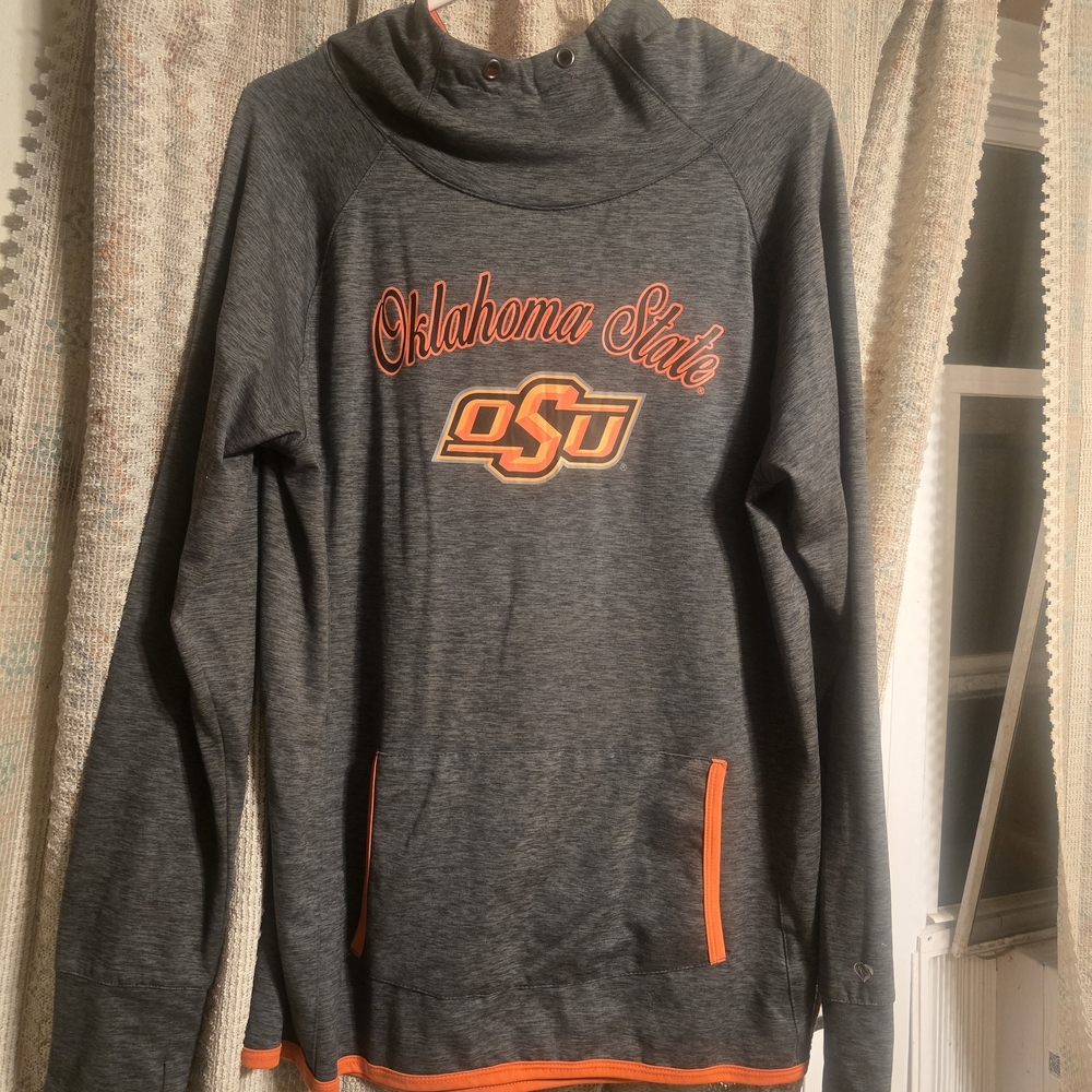 Oklahoma State Women's Gray Hoodie
